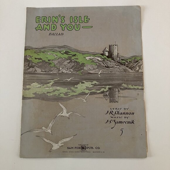 1910s Vintage Sheet Music Irish Songs Ragtime I'm A Long Way from Tipperary - Picture 5 of 16